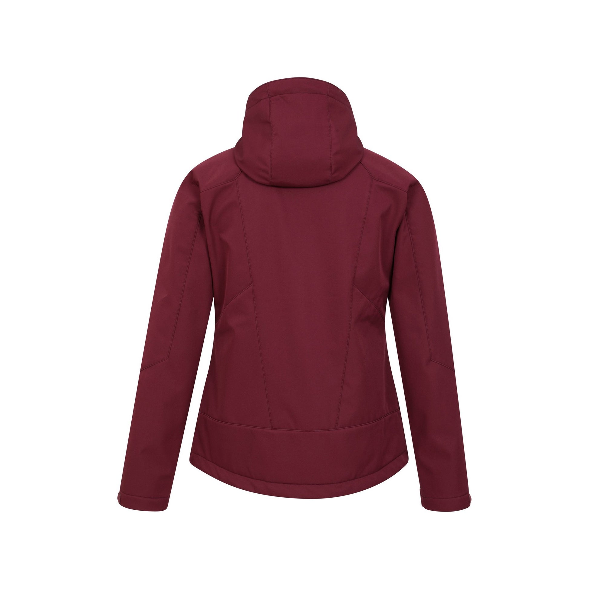Burgundy - Back - Mountain Warehouse Womens-Ladies Helsinki Recycled Soft Shell Jacket