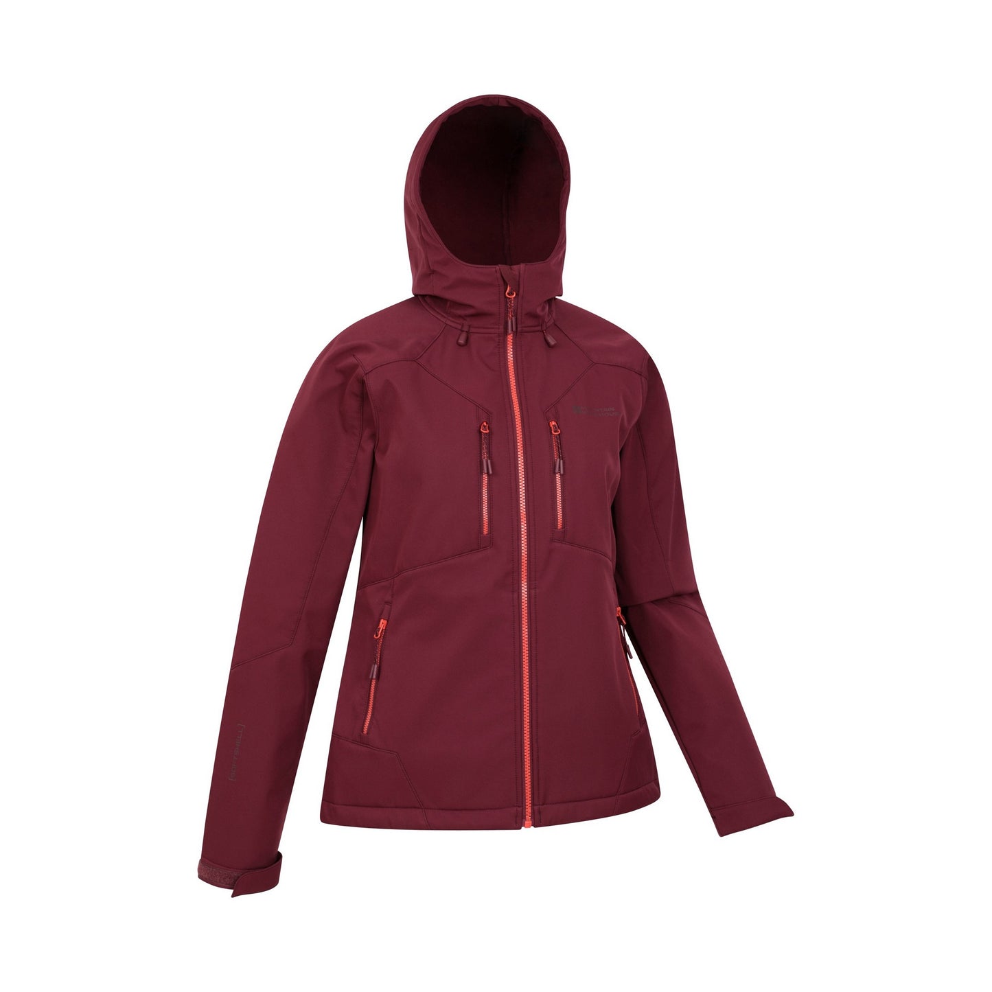 Burgundy - Lifestyle - Mountain Warehouse Womens-Ladies Helsinki Recycled Soft Shell Jacket
