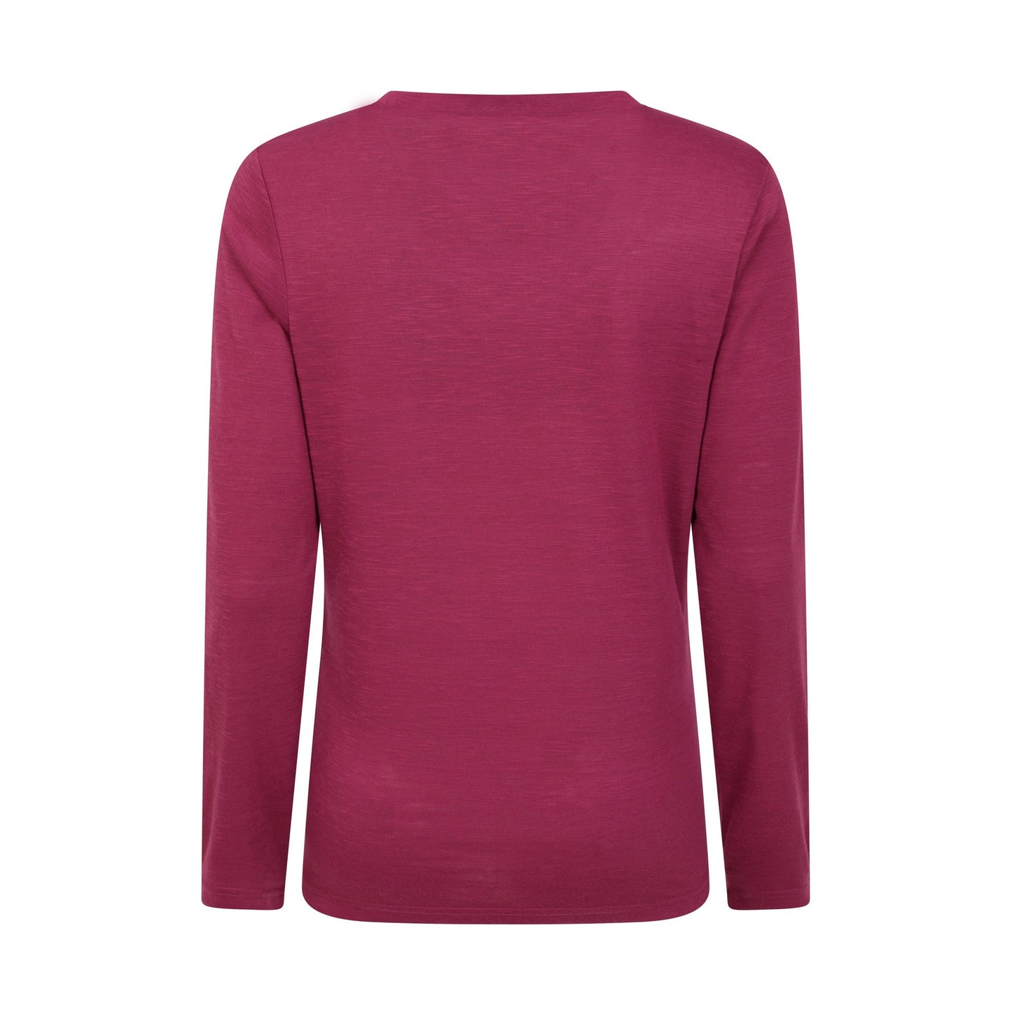 Berry - Back - Mountain Warehouse Womens-Ladies Agra Slub Long-Sleeved Top