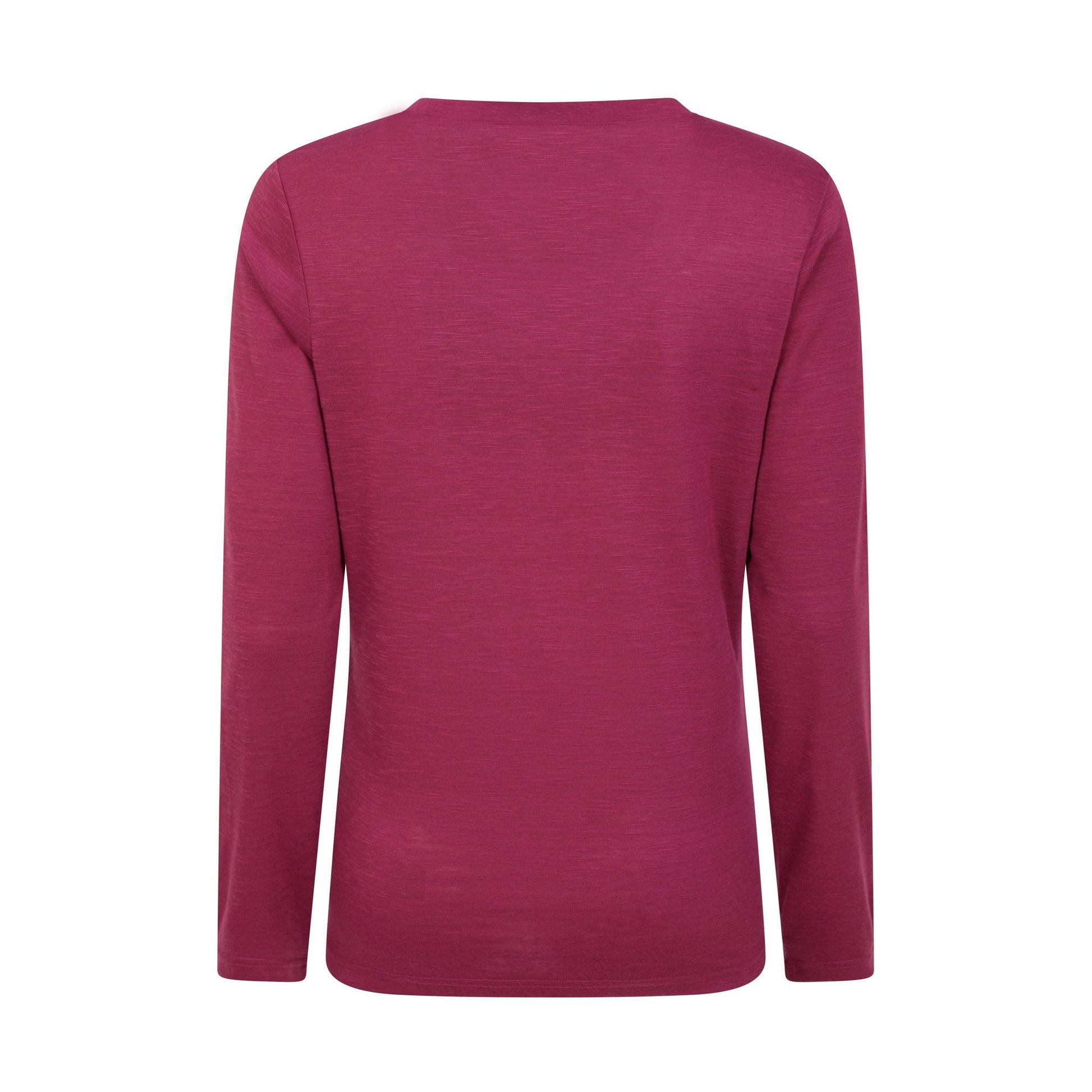 Berry - Back - Mountain Warehouse Womens-Ladies Agra Slub Long-Sleeved Top