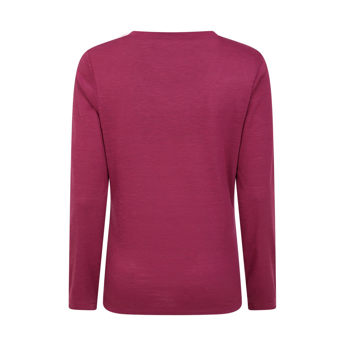 Berry - Back - Mountain Warehouse Womens-Ladies Agra Slub Long-Sleeved Top