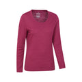 Berry - Lifestyle - Mountain Warehouse Womens-Ladies Agra Slub Long-Sleeved Top