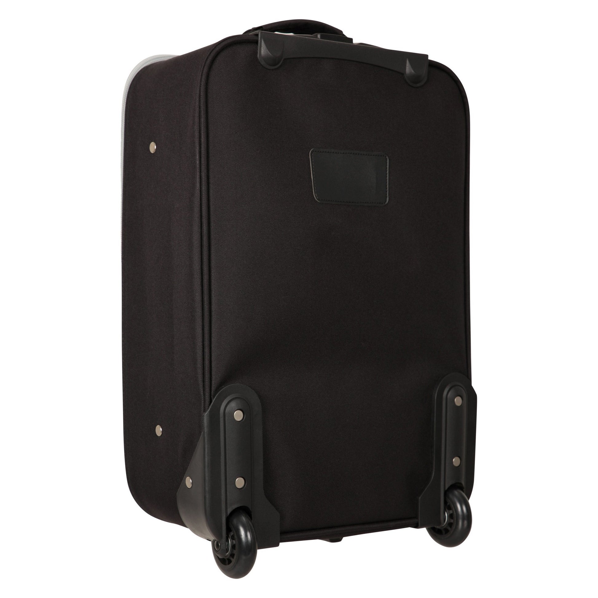 Black - Back - Mountain Warehouse Essentials 2 Wheeled Suitcase