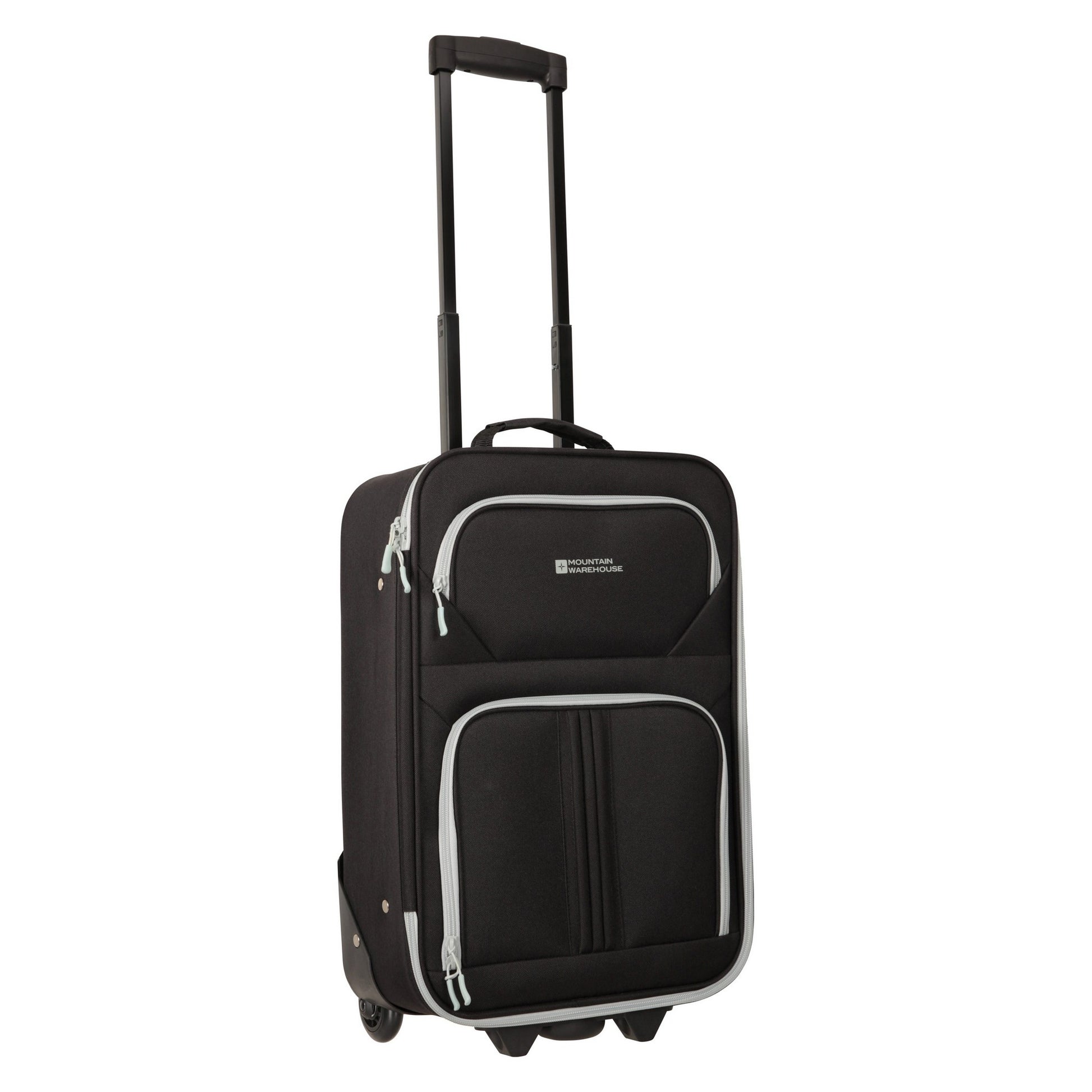 Black - Lifestyle - Mountain Warehouse Essentials 2 Wheeled Suitcase