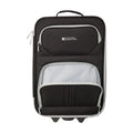 Black - Pack Shot - Mountain Warehouse Essentials 2 Wheeled Suitcase
