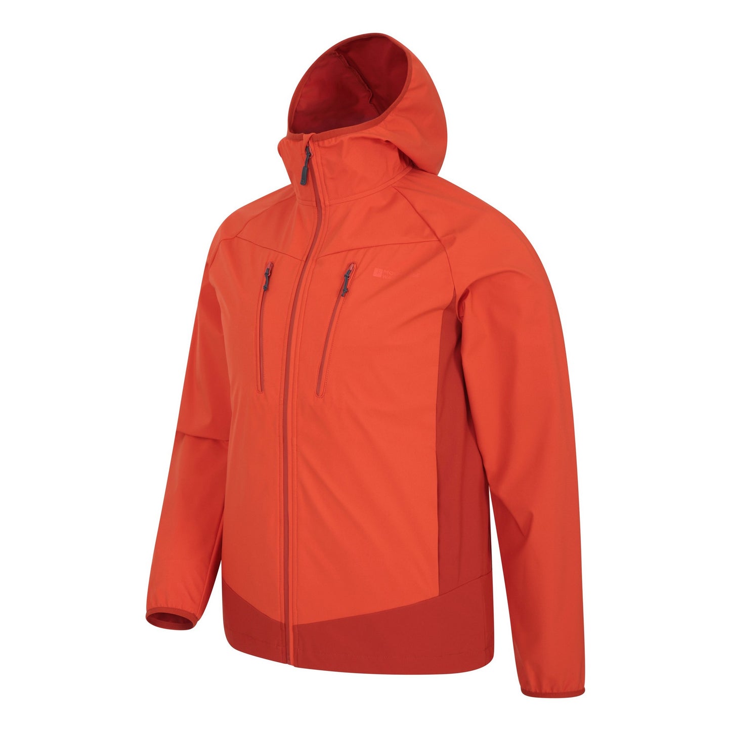 Orange - Side - Mountain Warehouse Mens Ambit Lightweight Soft Shell Jacket