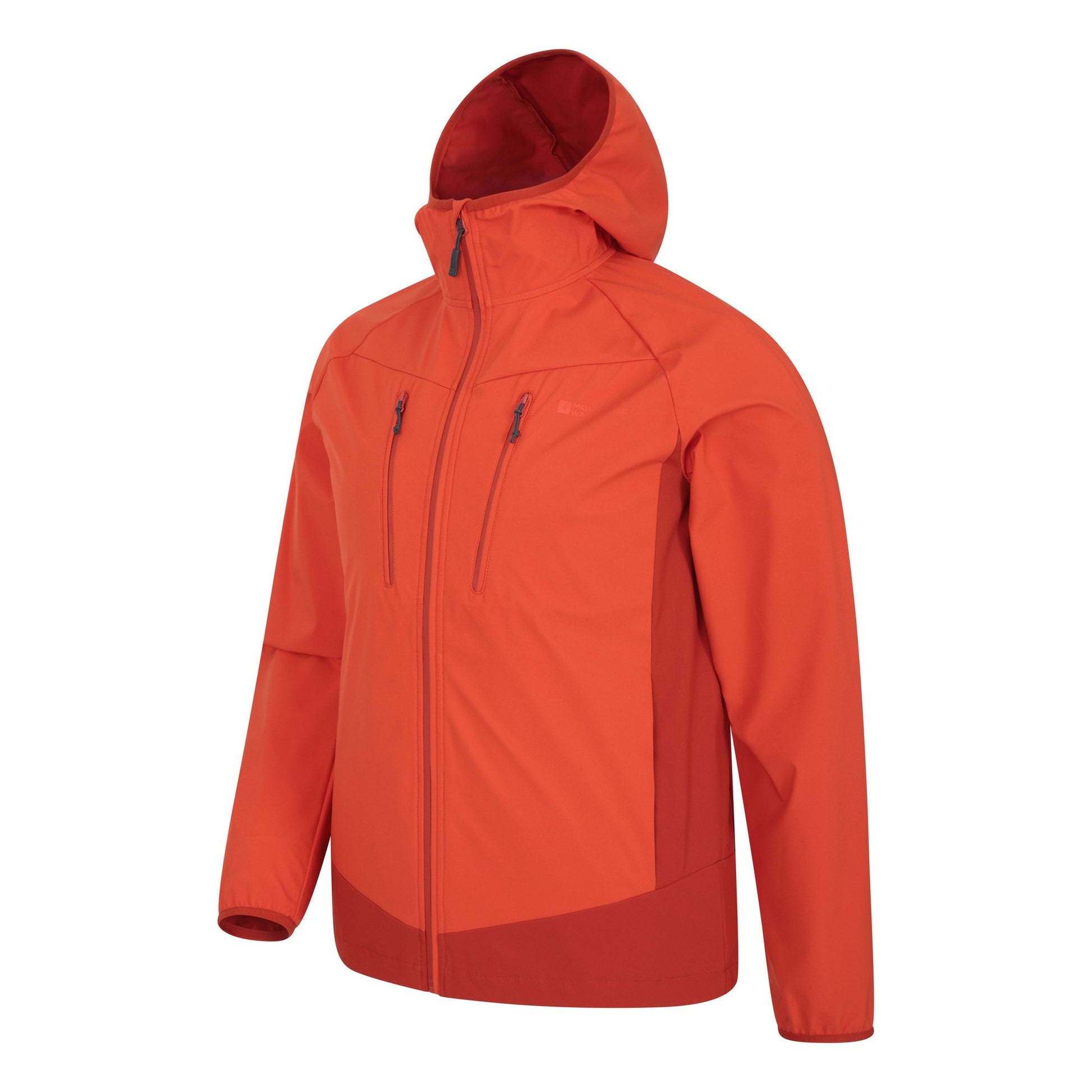 Orange - Side - Mountain Warehouse Mens Ambit Lightweight Soft Shell Jacket