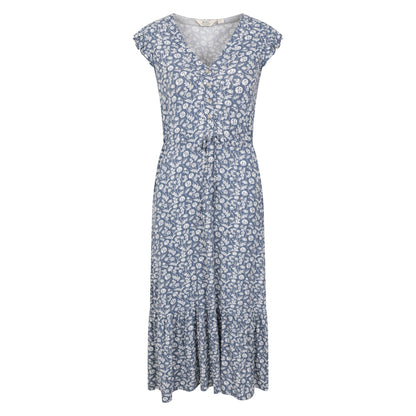 Grey - Front - Mountain Warehouse Womens-Ladies Cyprus Ruffled Tiered Dress
