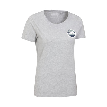 Grey - Lifestyle - Mountain Warehouse Womens-Ladies Lake District Tree Ring Organic T-Shirt