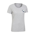 Grey - Lifestyle - Mountain Warehouse Womens-Ladies Lake District Tree Ring Organic T-Shirt