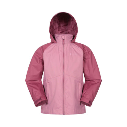 Pink - Front - Mountain Warehouse Childrens-Kids Torrent II Waterproof Jacket