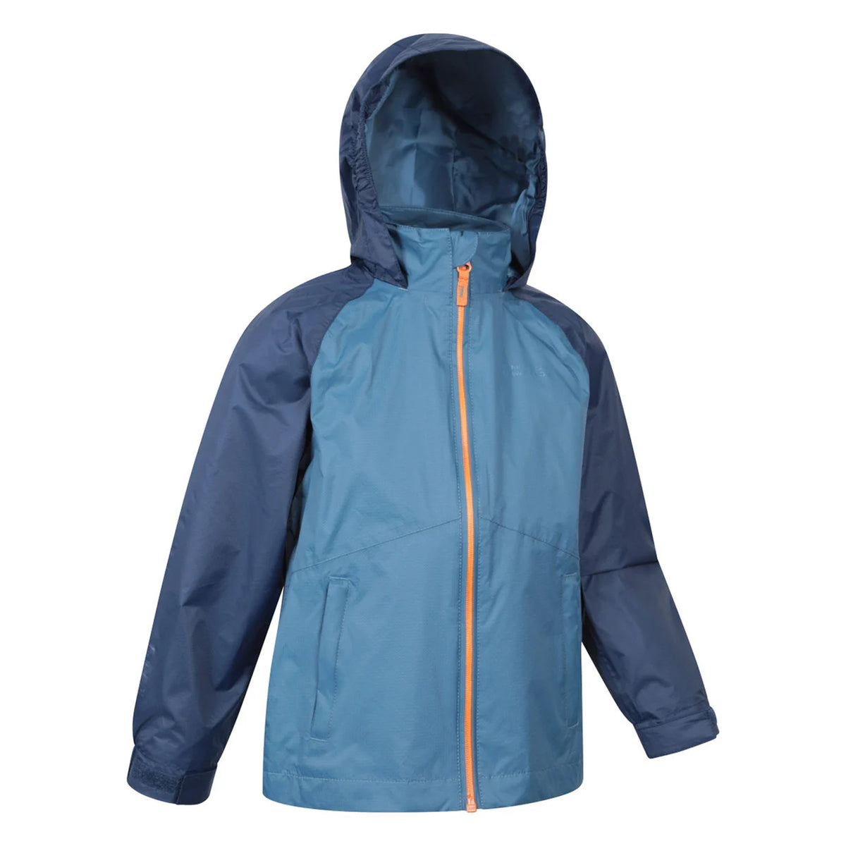 Blue - Side - Mountain Warehouse Childrens-Kids Torrent II Waterproof Jacket