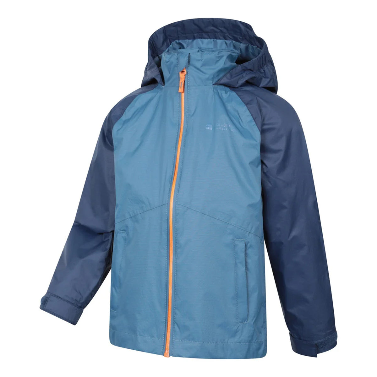 Blue - Lifestyle - Mountain Warehouse Childrens-Kids Torrent II Waterproof Jacket