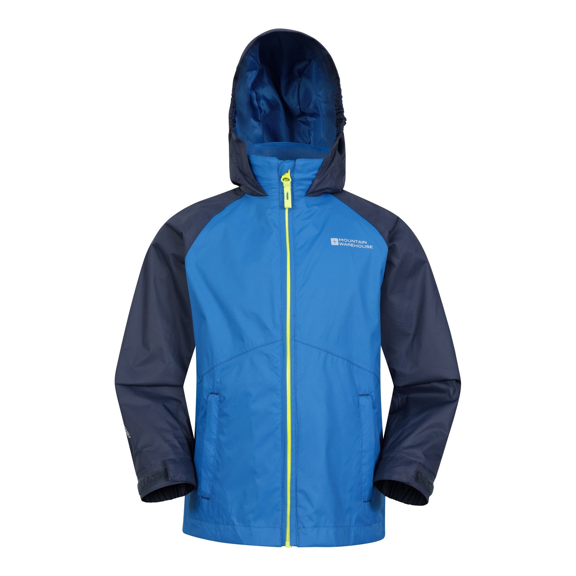 Indigo - Front - Mountain Warehouse Childrens-Kids Torrent II Waterproof Jacket