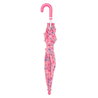 Pink - Lifestyle - Mountain Warehouse Childrens-Kids Hearts Stick Umbrella