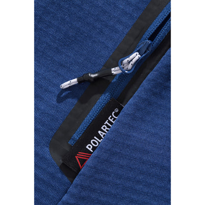 Blue - Pack Shot - Mountain Warehouse Womens-Ladies Ultra Crevasse Hooded Fleece Jacket