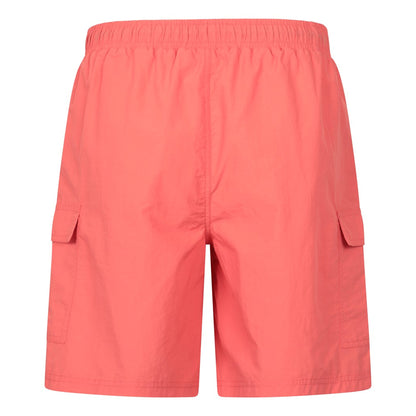 Coral - Back - Mountain Warehouse Mens Shoreline Cargo Board Shorts