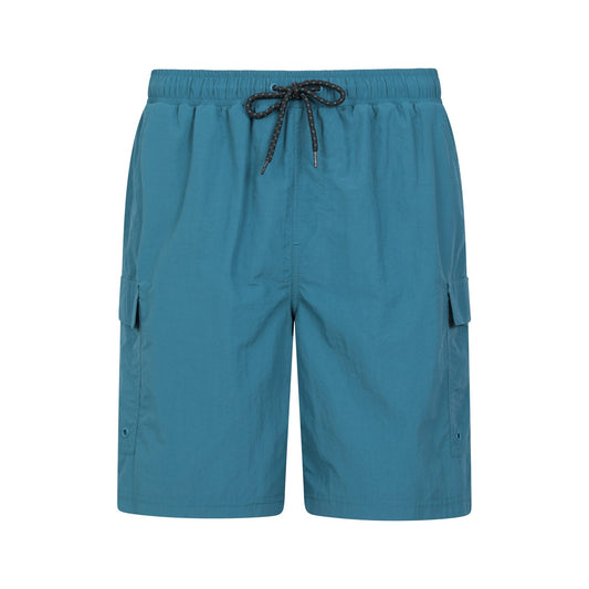 Petrol - Front - Mountain Warehouse Mens Shoreline Cargo Board Shorts