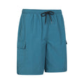 Petrol - Side - Mountain Warehouse Mens Shoreline Cargo Board Shorts