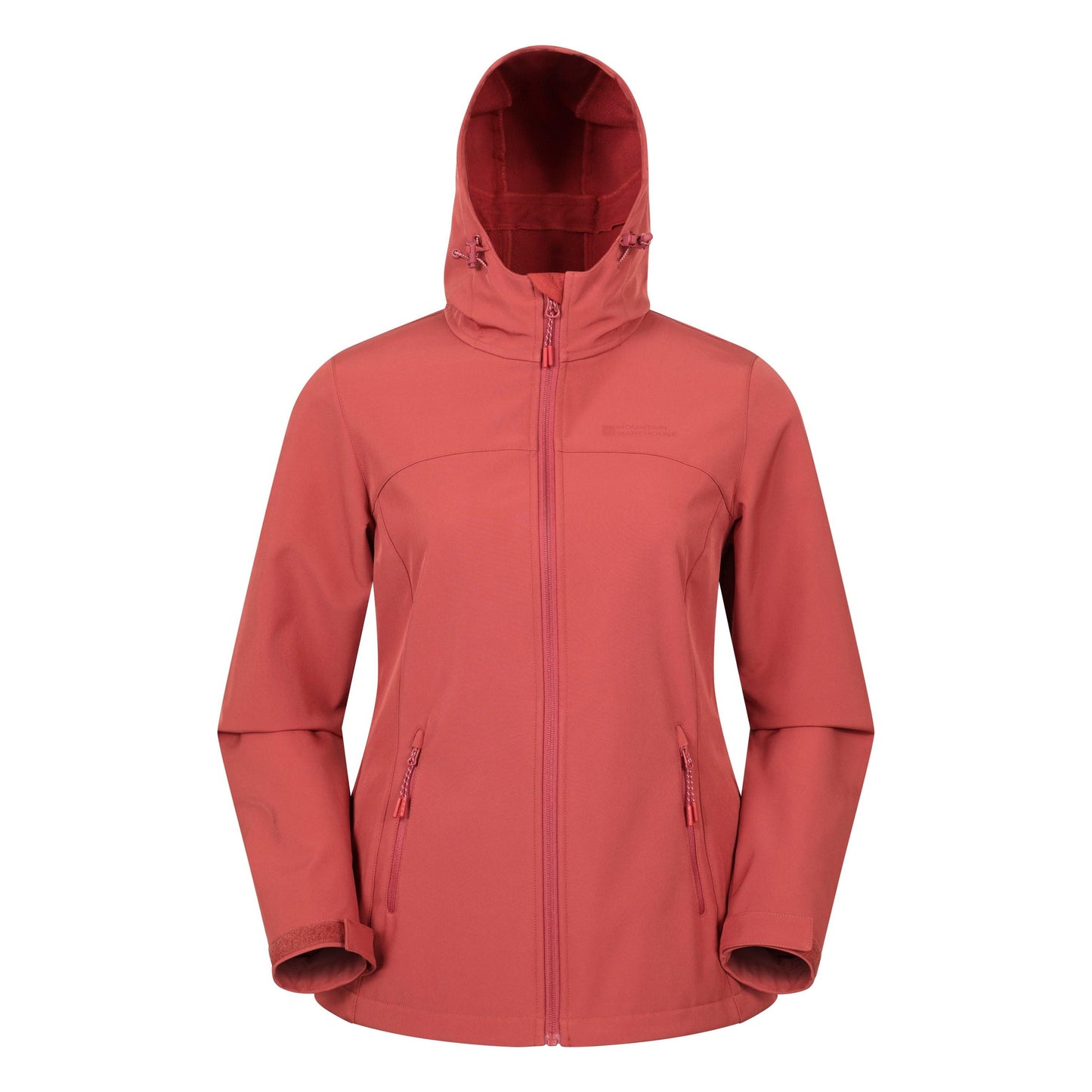 Burnt Orange - Front - Mountain Warehouse Womens-Ladies Exodus Water Resistant Soft Shell Jacket