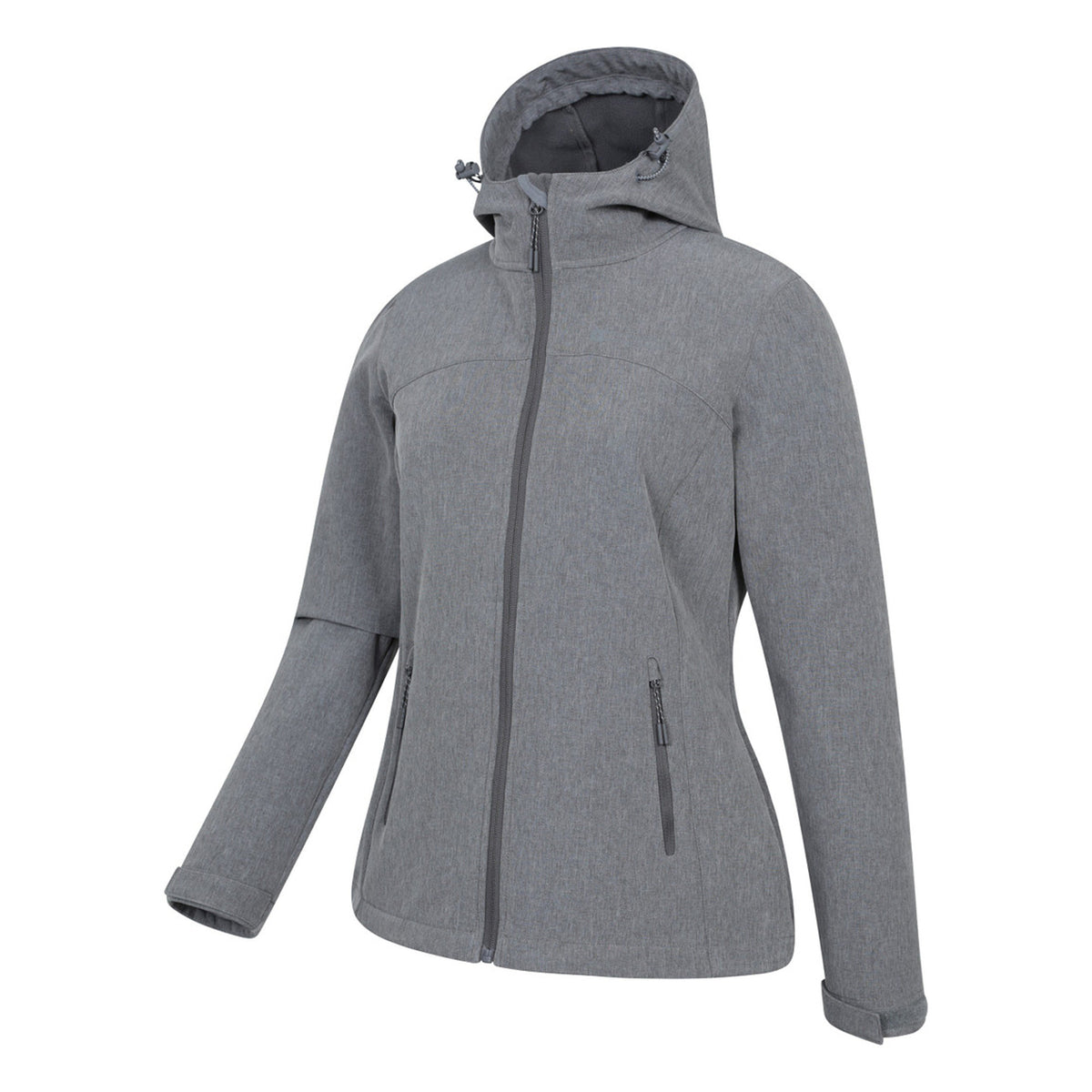 Dark Grey - Lifestyle - Mountain Warehouse Womens-Ladies Exodus Water Resistant Soft Shell Jacket