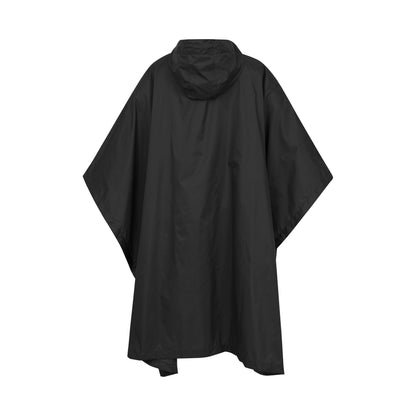 Black - Back - Mountain Warehouse Womens-Ladies Pakka Waterproof Poncho