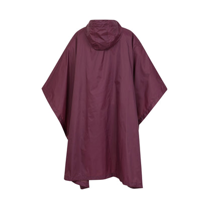 Dark Purple - Back - Mountain Warehouse Womens-Ladies Pakka Waterproof Poncho