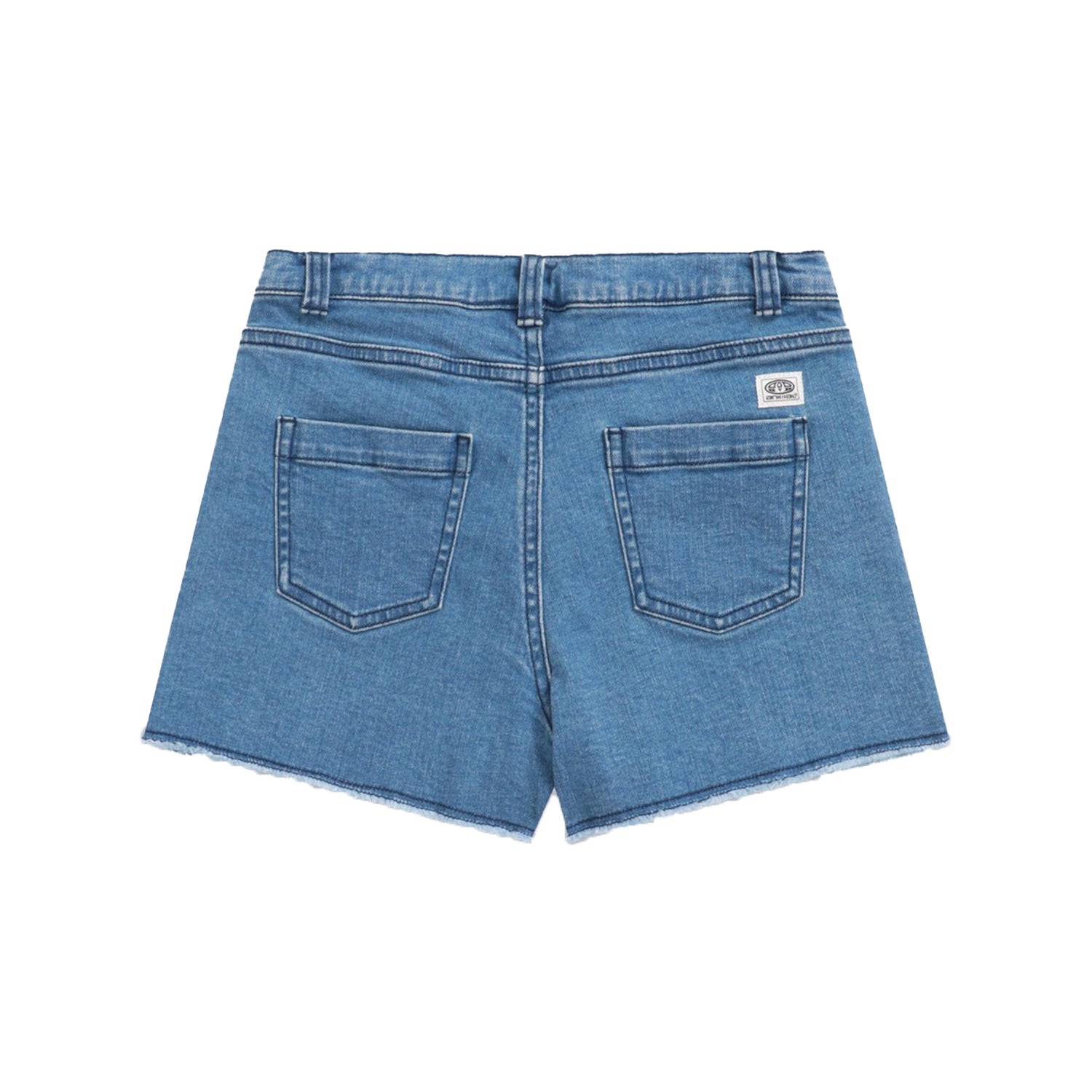 Blue - Back - Animal Childrens-Kids Sophia Denim Shorts
