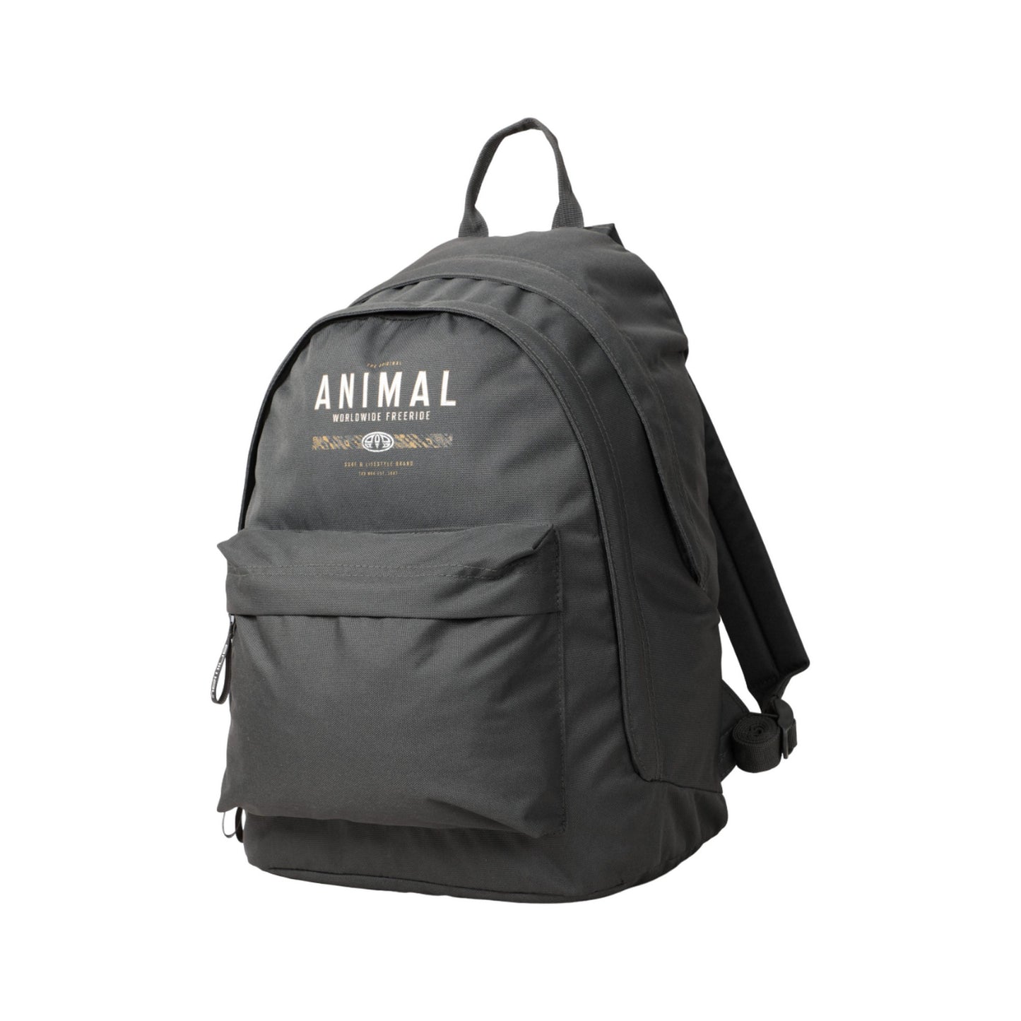 Charcoal - Side - Animal Mens Graphic Print Logo 30L Backpack