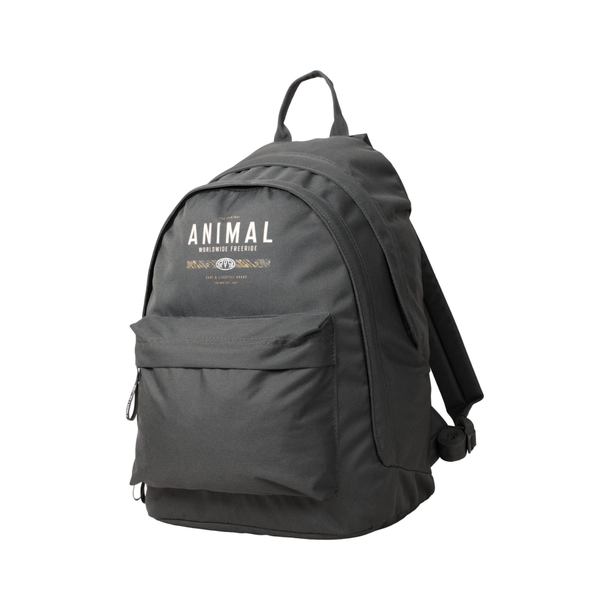 Charcoal - Side - Animal Mens Graphic Print Logo 30L Backpack
