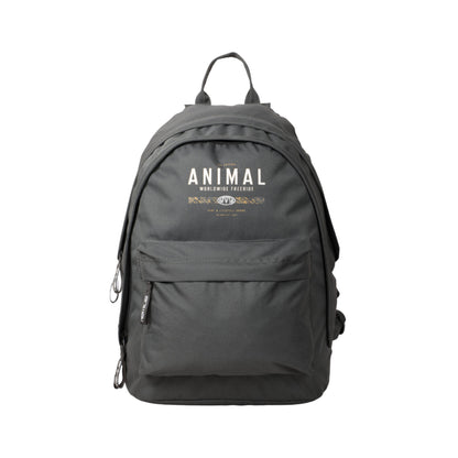 Charcoal - Front - Animal Mens Graphic Print Logo 30L Backpack