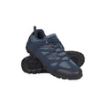 Dark Blue - Front - Mountain Warehouse Mens Outdoor III Suede Walking Shoes