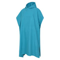 Teal - Side - Mountain Warehouse Womens-Ladies Lagoon Microfibre Poncho