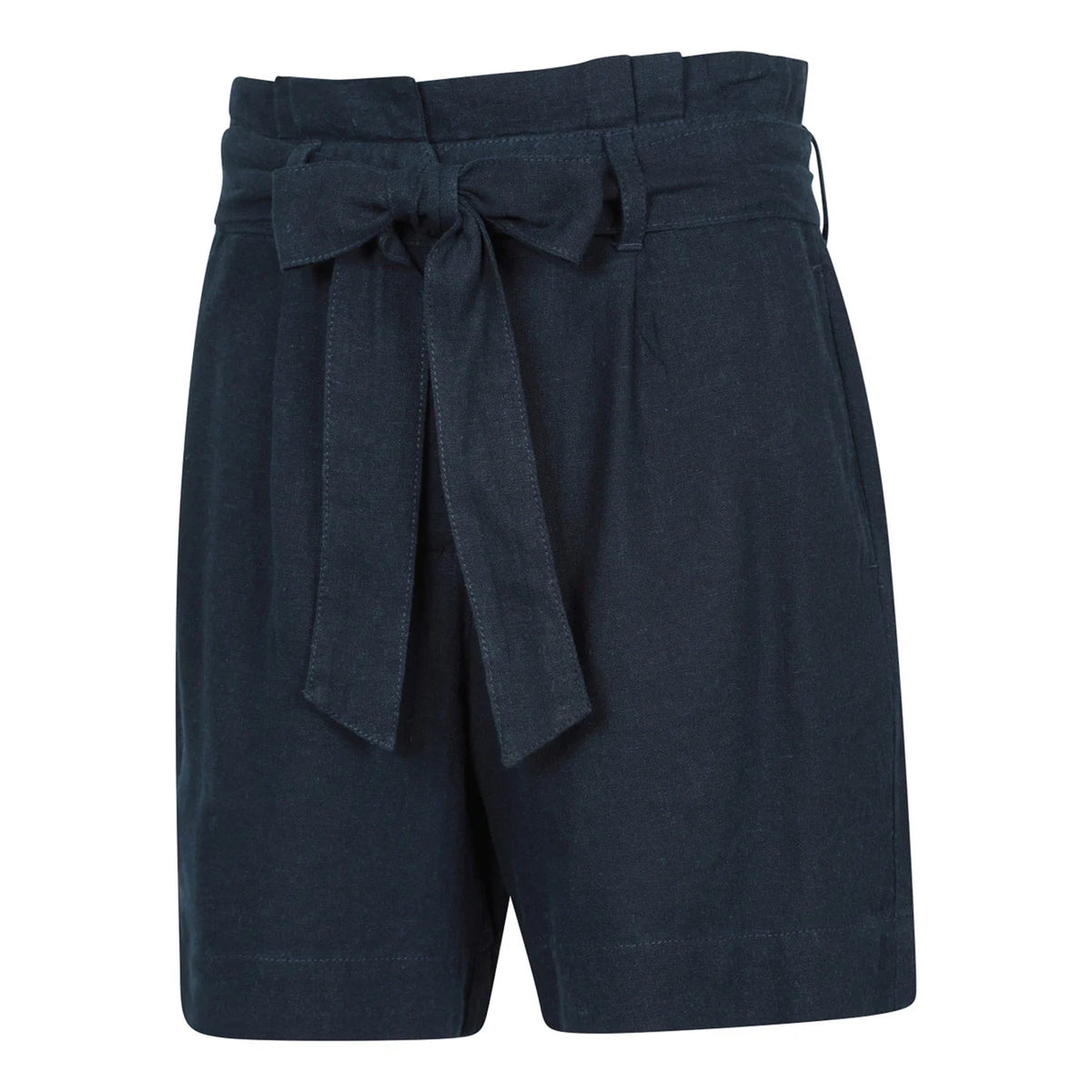 Navy - Lifestyle - Mountain Warehouse Womens-Ladies Oatley Linen Blend Shorts