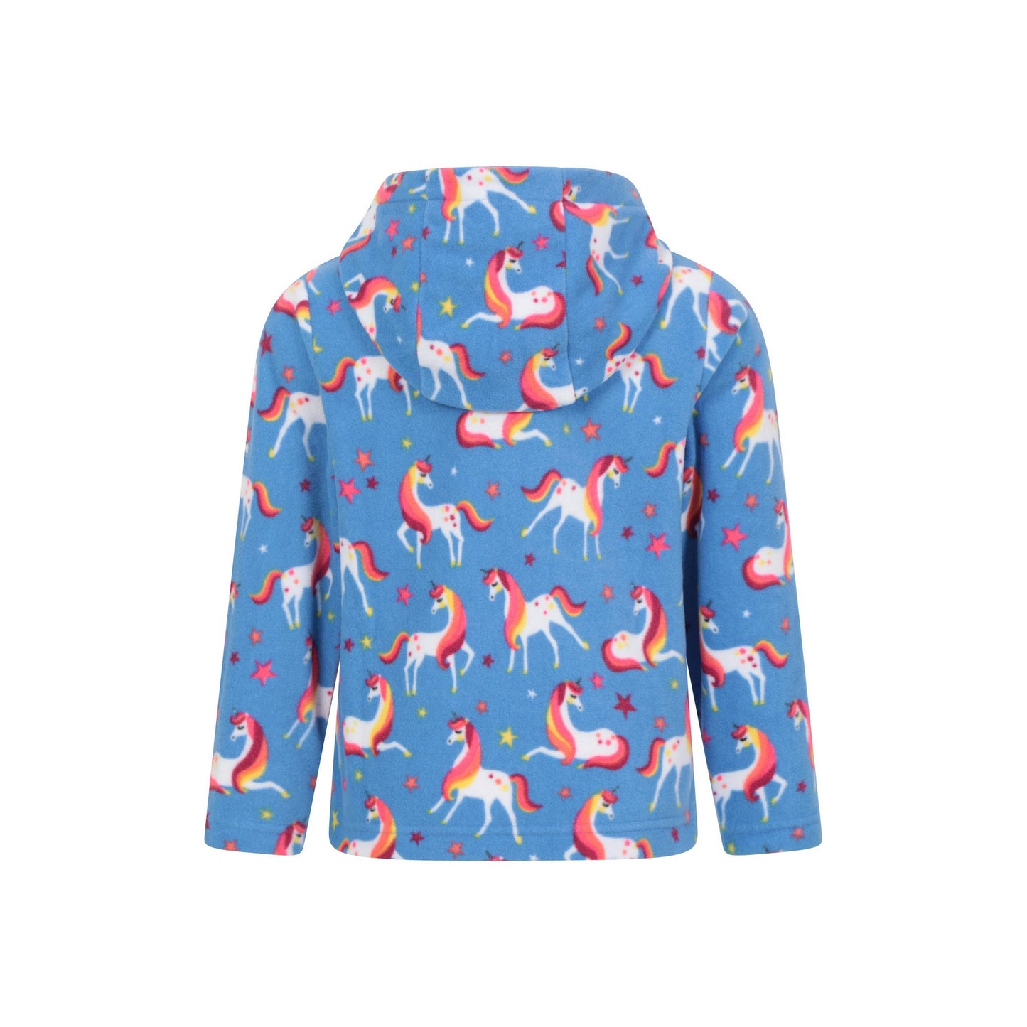 Corn Blue - Back - Mountain Warehouse Childrens-Kids Endeavour II Unicorn Hoodie