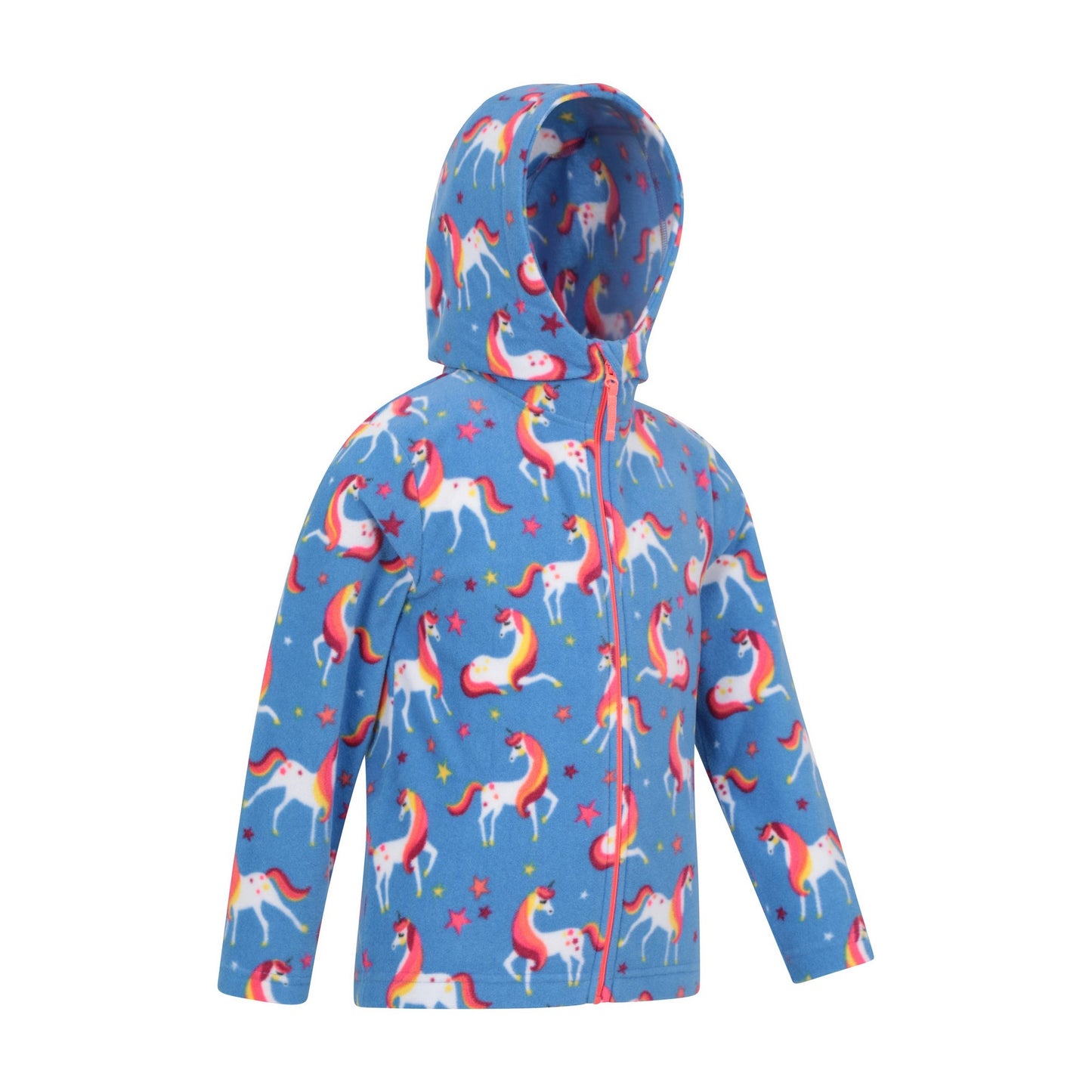 Corn Blue - Lifestyle - Mountain Warehouse Childrens-Kids Endeavour II Unicorn Hoodie