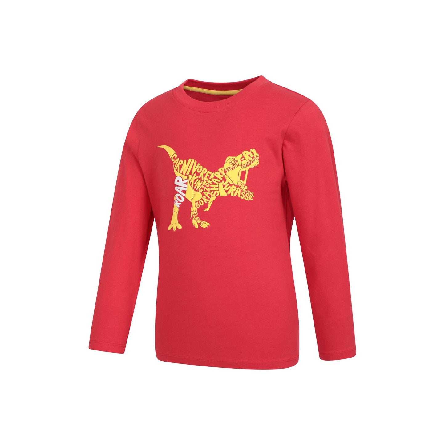 Red - Side - Mountain Warehouse Childrens-Kids Roar Dino Organic Top