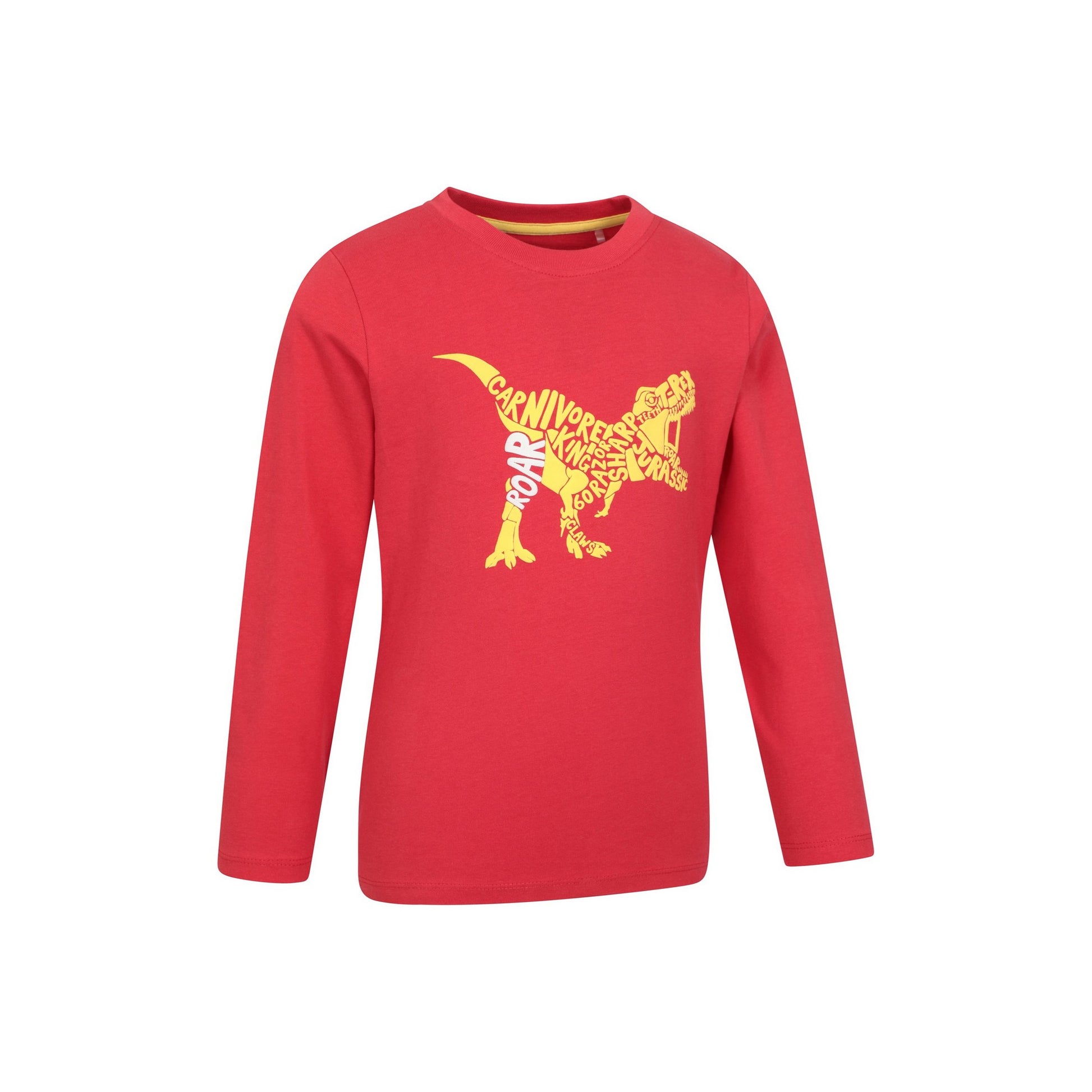 Red - Lifestyle - Mountain Warehouse Childrens-Kids Roar Dino Organic Top