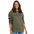 Green - Front - Animal Womens-Ladies Maya Organic Hoodie