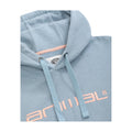 Light Blue - Side - Animal Womens-Ladies Maya Organic Hoodie