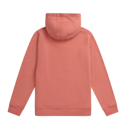 Coral - Back - Animal Womens-Ladies Maya Organic Hoodie