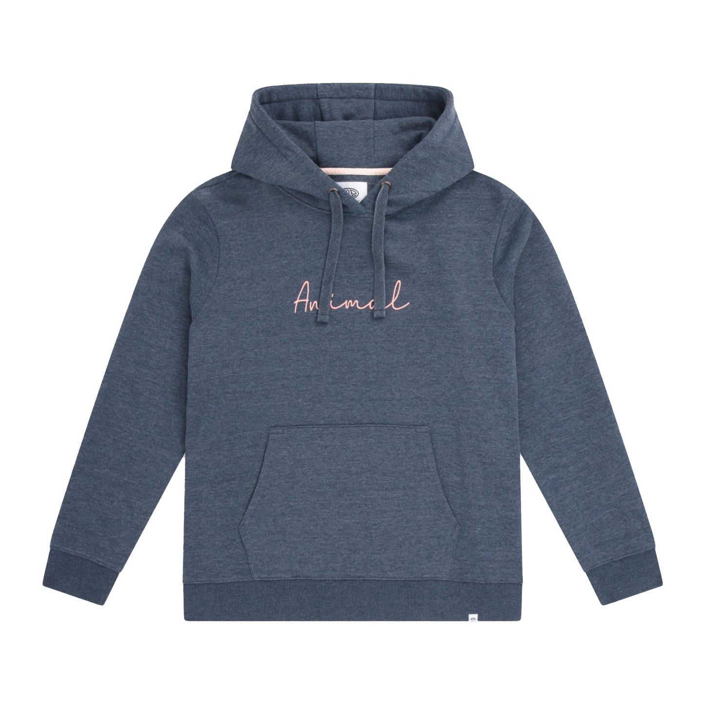Dark Blue - Front - Animal Womens-Ladies Maya Organic Hoodie