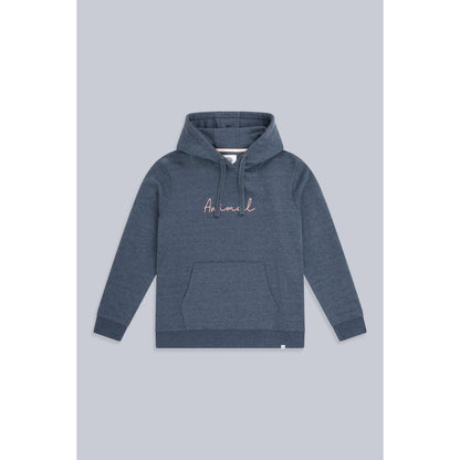 Cobalt - Front - Animal Womens-Ladies Maya Organic Hoodie