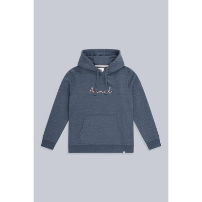 Cobalt - Front - Animal Womens-Ladies Maya Organic Hoodie