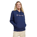 Navy - Front - Animal Womens-Ladies Maya Organic Hoodie