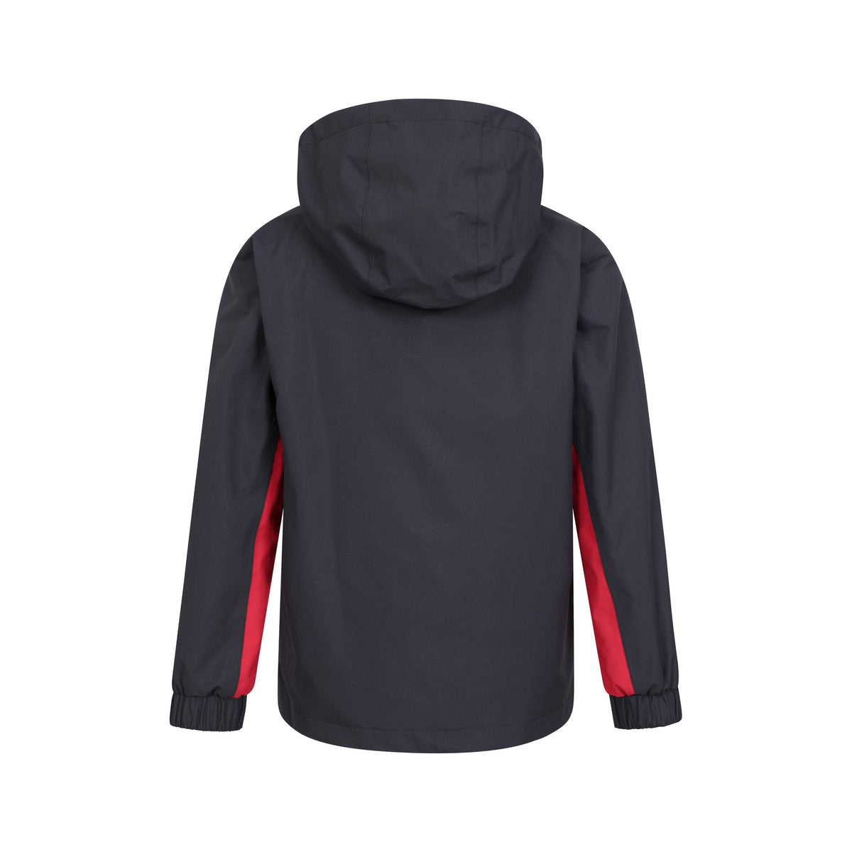 Grey - Back - Mountain Warehouse Childrens-Kids Cannonball 3 in 1 Waterproof Jacket