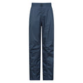 Navy - Front - Mountain Warehouse Womens-Ladies Spray Waterproof Over Trousers