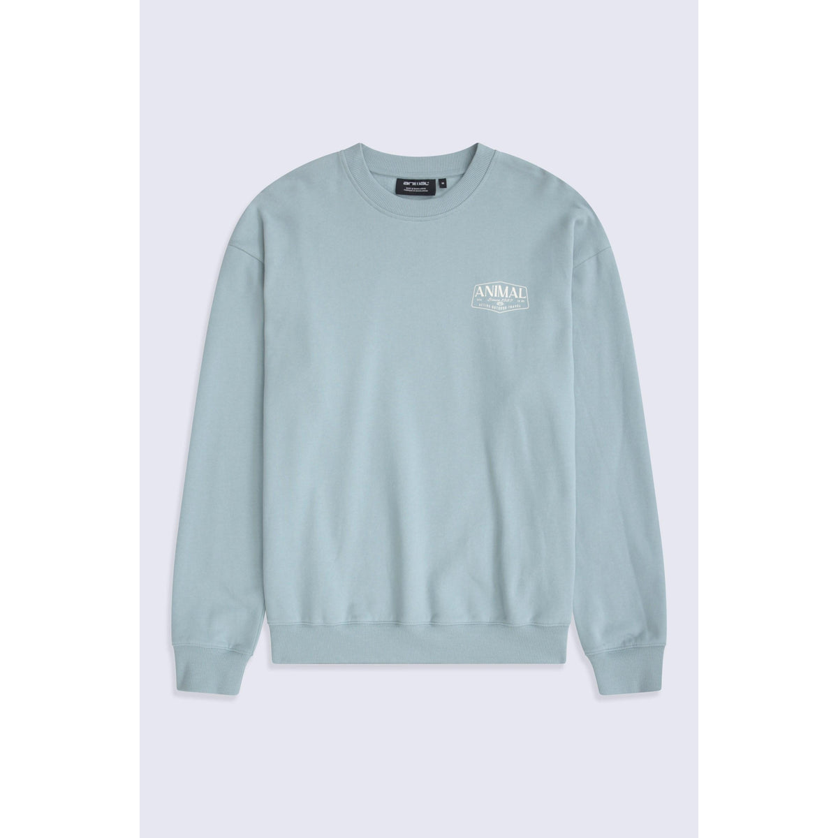 Bright Blue - Front - Animal Mens Jonah Organic Sweatshirt