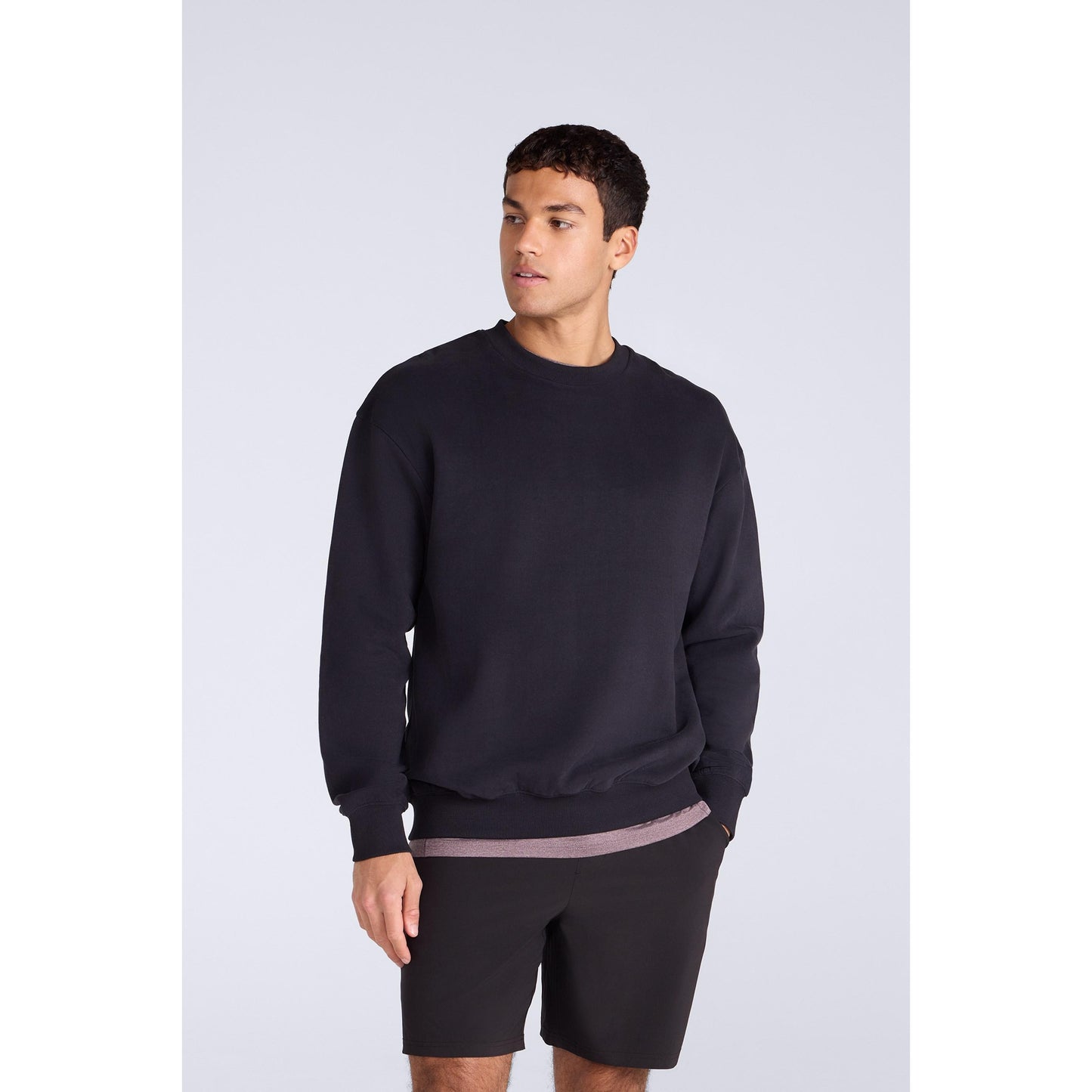 Black - Front - Animal Mens Jonah Organic Sweatshirt