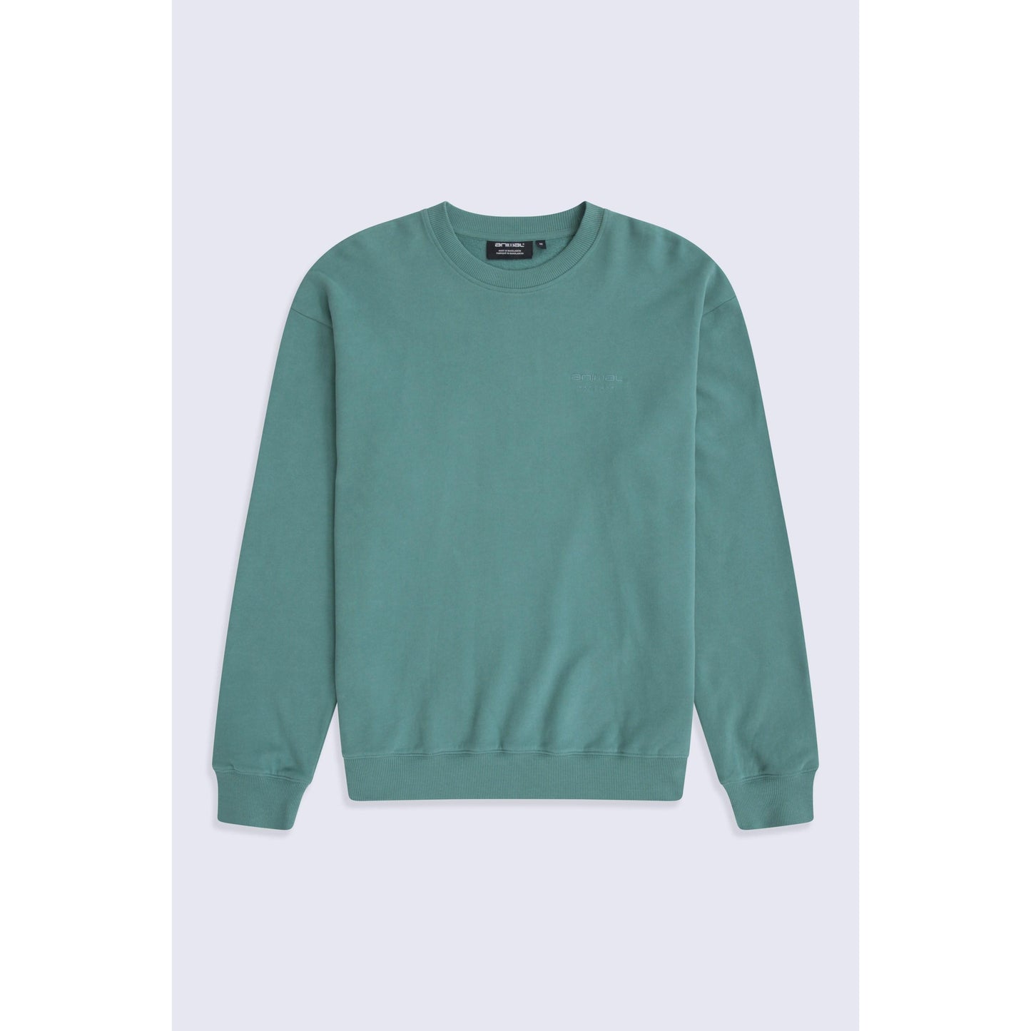 Green - Front - Animal Mens Jonah Organic Sweatshirt
